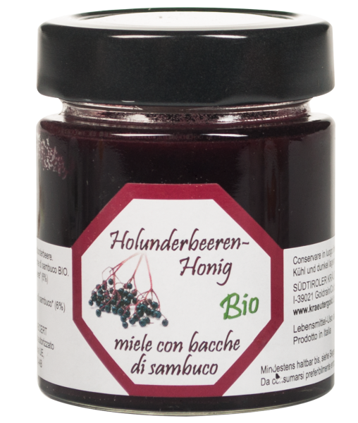 Holunderbeeren Honig Bio - Südtiroler Kräutergold