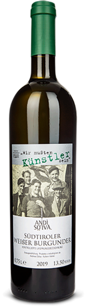 Pinot Bianco "Wir mussten Künstler sein" 2022 - 0.75l - Weingut Andi Sölva
