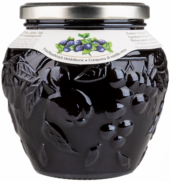 Mirtilli neri Composta 600g - 600g - Alpe Pragas