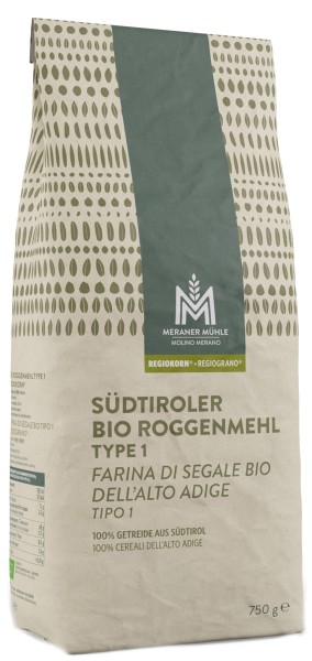 Farina di segale Regiograno Bio - 750g - Meraner Mühle