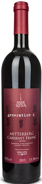 Cabernet Franc "Generation K" 2023 - 0.75l - Weingut Andi Sölva