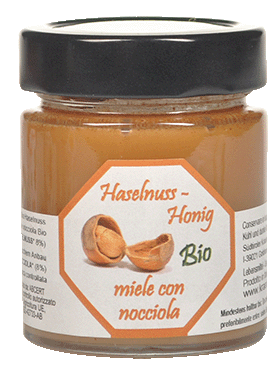 Honig mit Haselnuss Bio - 240g - Südtiroler Kräuterschlössl