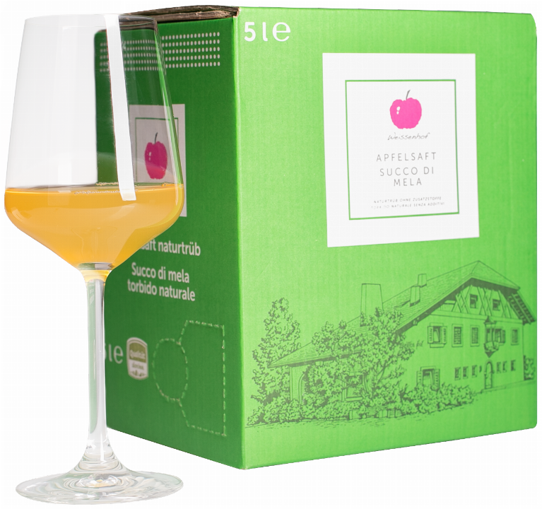 Apfelsaft naturtrüb Bag in Box Weissenhof 5l kaufen I Pur Südtirol®