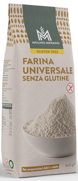 Farina universale senza glutine - 500g - Meraner Mühle