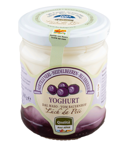 Heidelbeer-Joghurt vom Bauernhof - 180g - Lüch da Pcëi