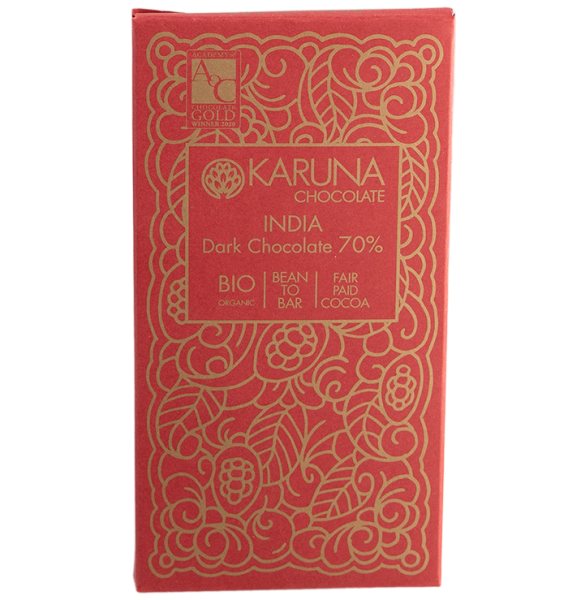 Cioccolato 70 % Single Origin India Bio - 60g - Karuna