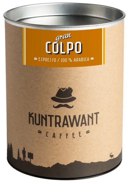 "Gran Colpo" 100% Arabica Espresso gemahlen - 250g - Kuntrawant 