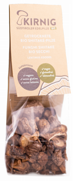 Getrocknete Shiitake Pilze Bio - 25g - Kirnig