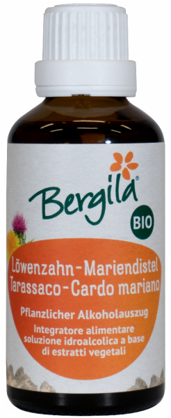 Löwenzahn Mariendiestl Tinktur Bio - 50ml - Bergila