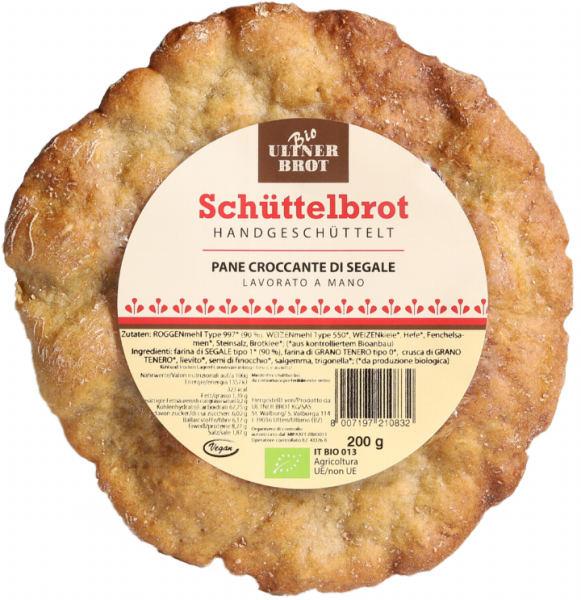 Pane croccante di segale bio - 200g - Ultner Brot
