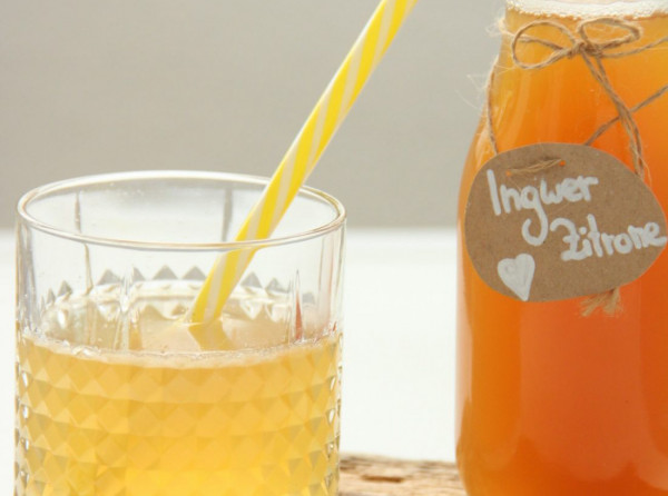 Sciroppo di zenzero e limone 