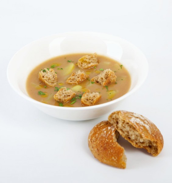 Brennsuppe mit Kartoffeln
