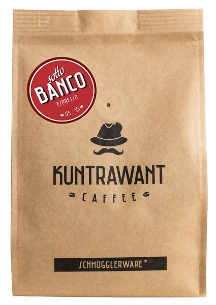 "Sotto Banco" 85% Arabica 15% Robusta Espresso chicchi - 400g - Kuntrawant 