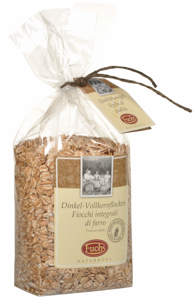 Dinkel-Vollkornflocken - 375g - Fuchs Privatmühle