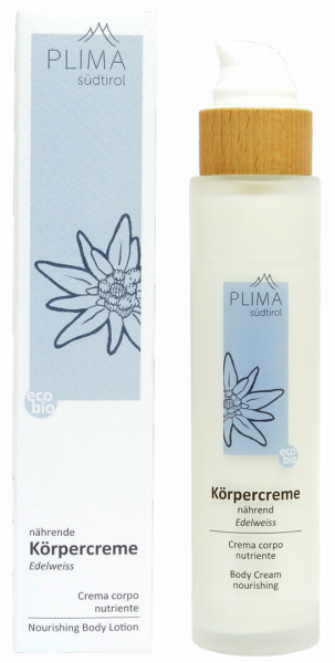 Körpercreme Edelweiss nährend Bio - 150ml - Plima Südtirol