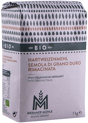 Hartweizenmehl Bio - 1kg - Meraner Mühle
