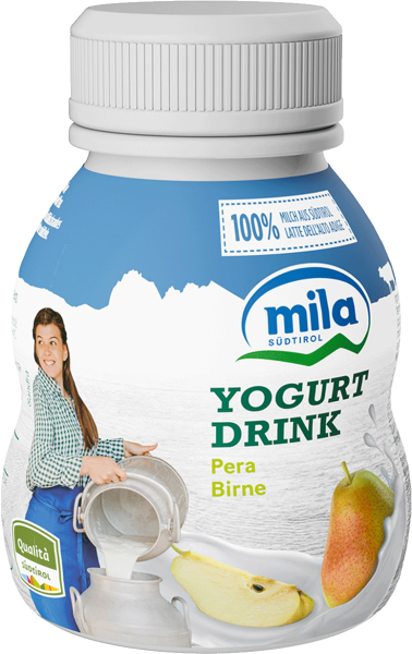 Trinkjoghurt Birne - 200g - Mila - Bergmilch Südtirol