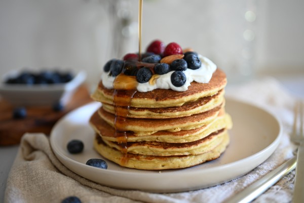 Pancakes soffici con yogurt