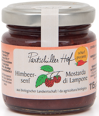 Mostarda di lamponi Bio - 115g - Partschillerhof