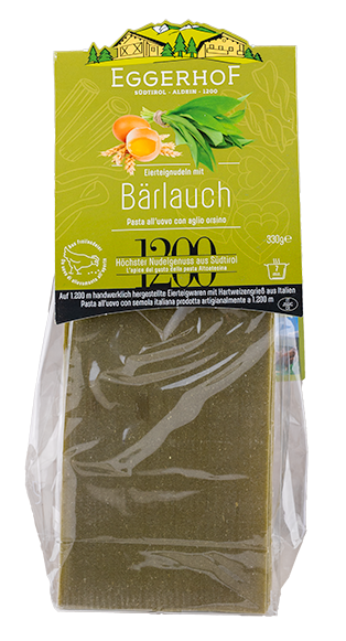 Pasta all'uovo con aglio orsino - 310g - Eggerhof