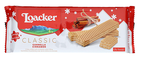 Loacker Wafer Classic Canella "Winter Edition" - 175g - Loacker
