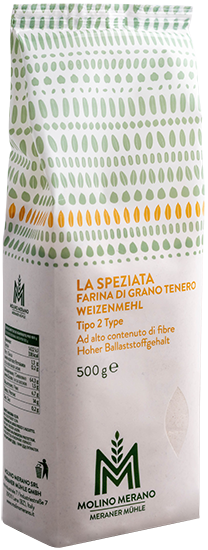 Farina di grano tenero tipo 2 "La Speziata" - 500g - Meraner Mühle