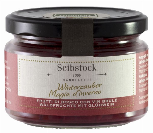 Fruchtaufstrich mit Glühwein "Winterzauber" - 270g - Seibstock Manufaktur