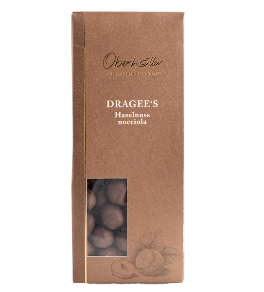 Nocciole ricoperte di cioccolato fondente - 100g - Oberhöller