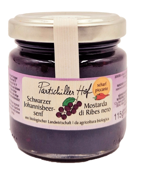Mosttarda di ribes nero Bio - 115g - Partschillerhof