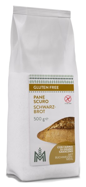 Backmischung Schwarzbrot glutenfrei - 500g - Meraner Mühle