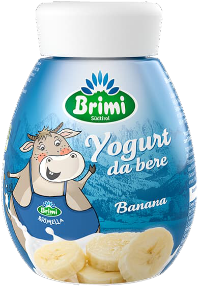 Yogurt da bere Brimella Banana - 200g - Brimi