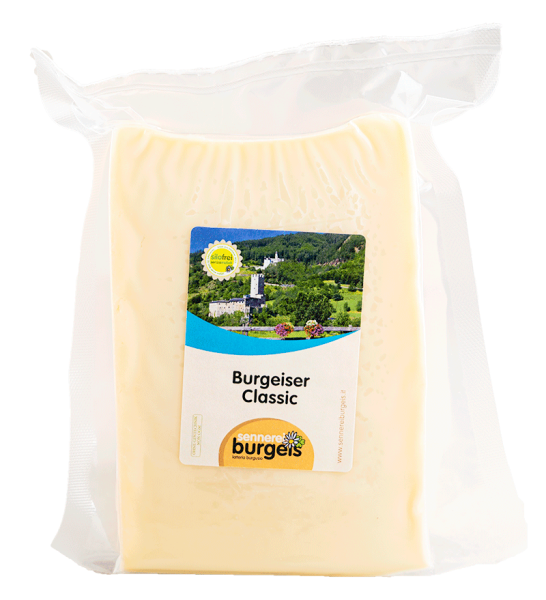 Formaggio da taglio Burgusio Classic - 0.28kg - Sennerei Burgeis