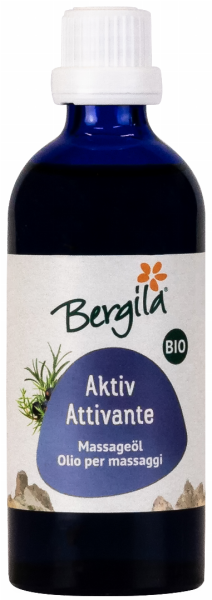 Olio per massaggi Attivante Bio - 100ml - Bergila