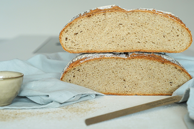 Pane multicereale con bucce di psillio