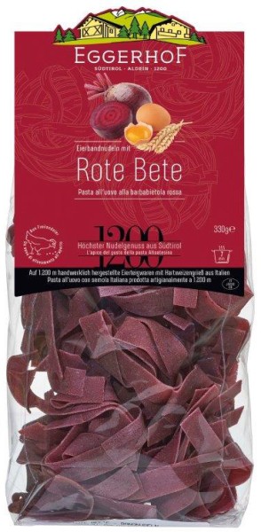 Bandnudeln Rote Beete - 310g - Eggerhof
