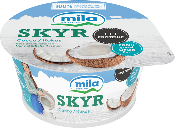 Skyr Kokos - 150g - Mila - Bergmilch Südtirol