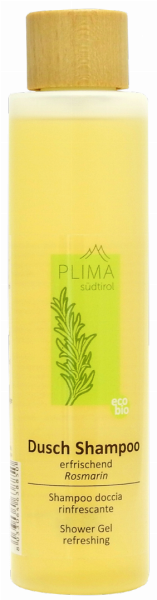 Shampoo doccia rinfrescante al rosmarino Bio - 200ml - Plima Südtirol