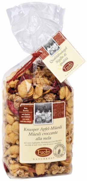 Knusper Apfel-Müsli - 350g - Fuchs Privatmühle