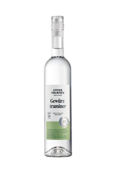 Grappa Gewürztraminer - 0.5l - Destillerie Unterthurner